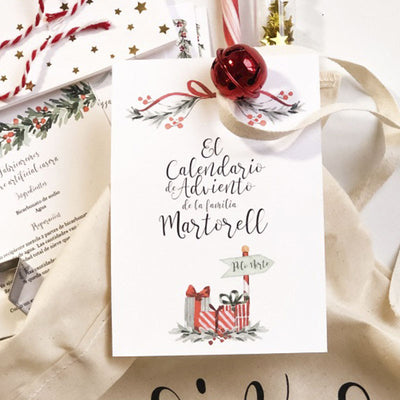 A personalized Advent calendar with activities and treasures