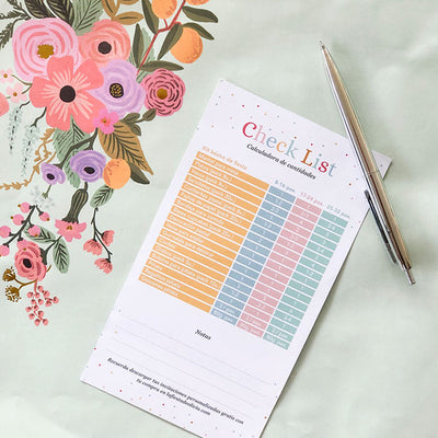 The definitive check list and quantity calculator for a children's party.