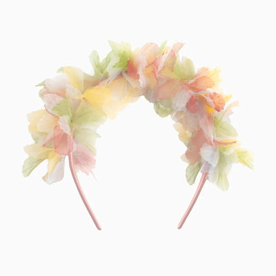 Diadema flores hada de tul