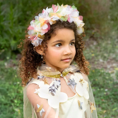 Diadema flores hada de tul