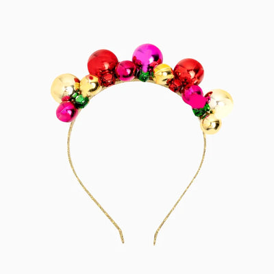 Diadema bolas de Navidad y Cascabeles