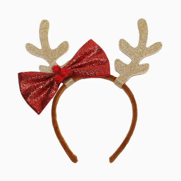 Diadema Reno Lazo Rojo