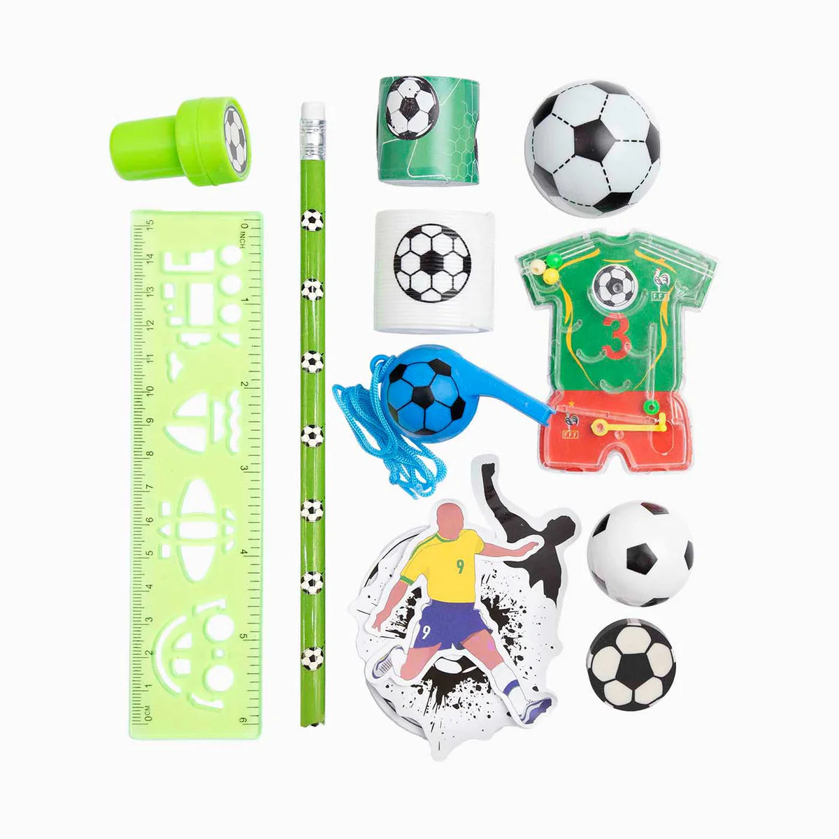 Soccer piñata surprise set