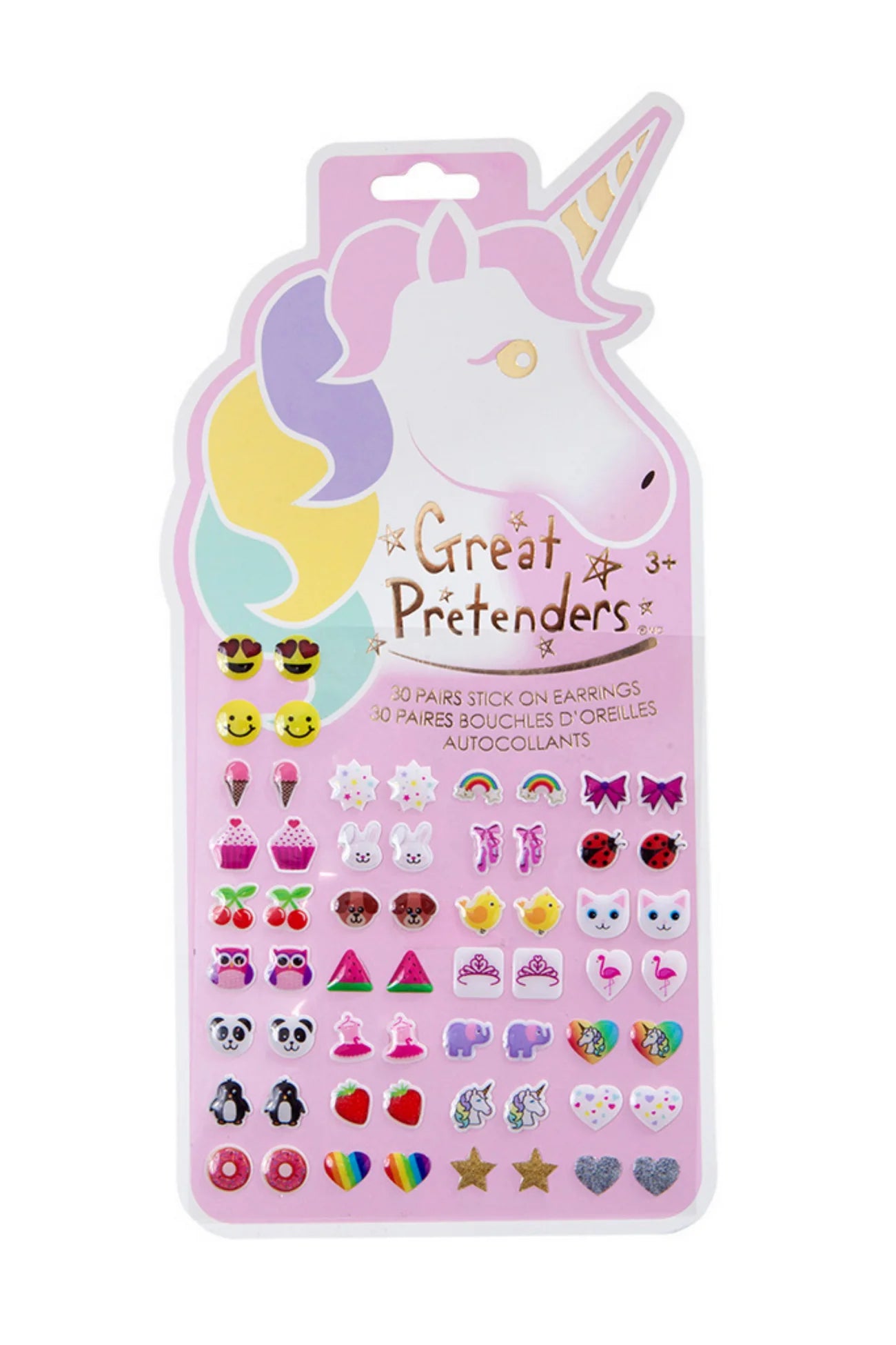 Unicorn earrings stickers