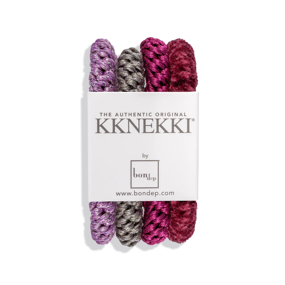 Goma de pelo Kknekki Pack Burdeos /4 uds.