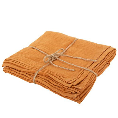 Servilletas de bambúla terracota / 4 uds.