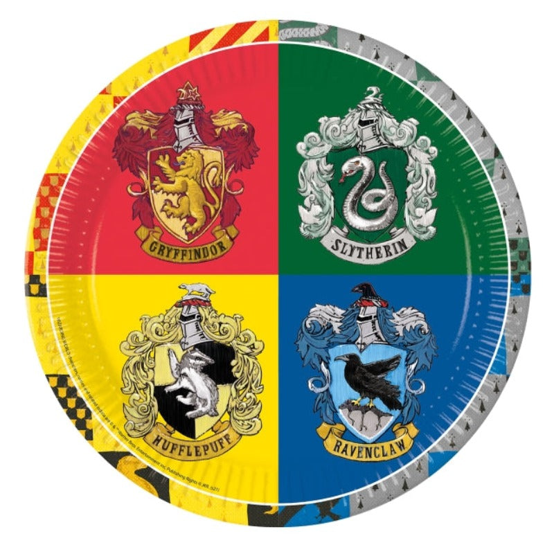 Harry Potter Hogwarts plates