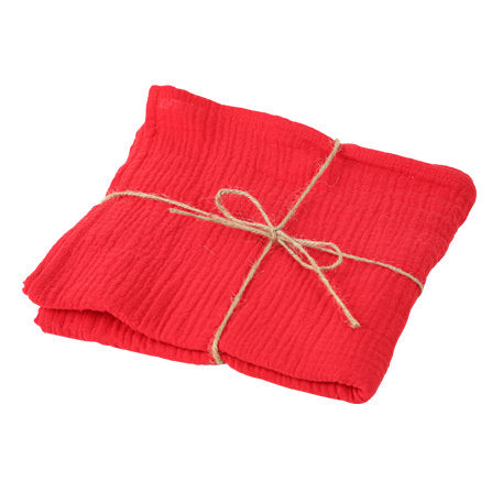 Servilletas de bambúla rojo/ 4 uds.