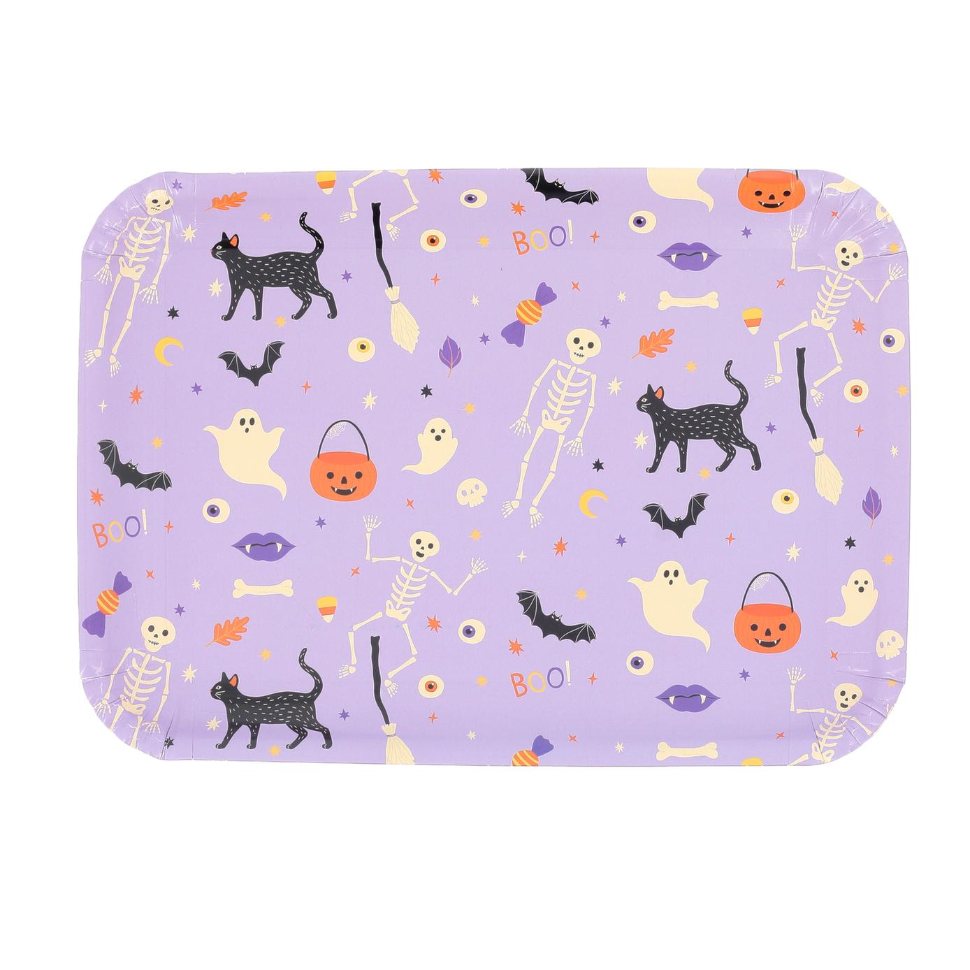 Bandejas Happy Sweet lila Halloween / 3 uds.