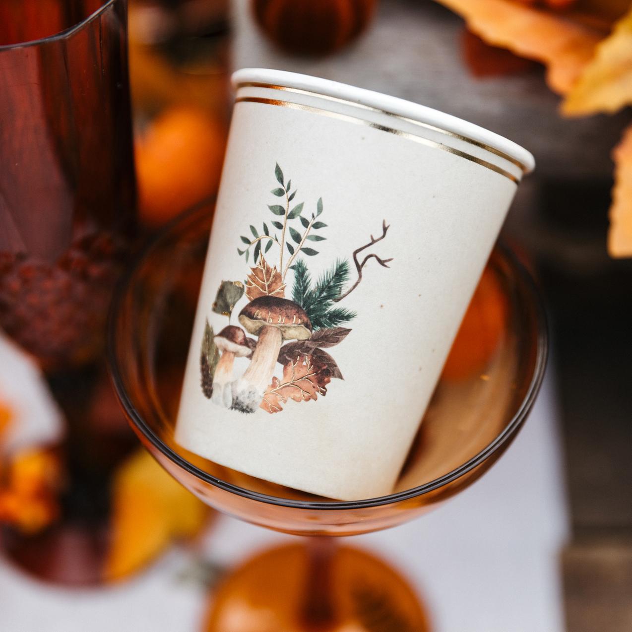 Vasos Otoño  / 6 uds.
