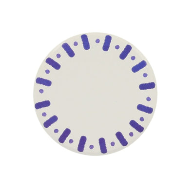 platos pequeños para mezclar cartulina azul y blanca ø18cm