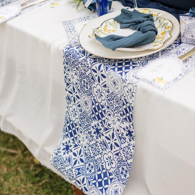 Dolce Vita fabric table runner