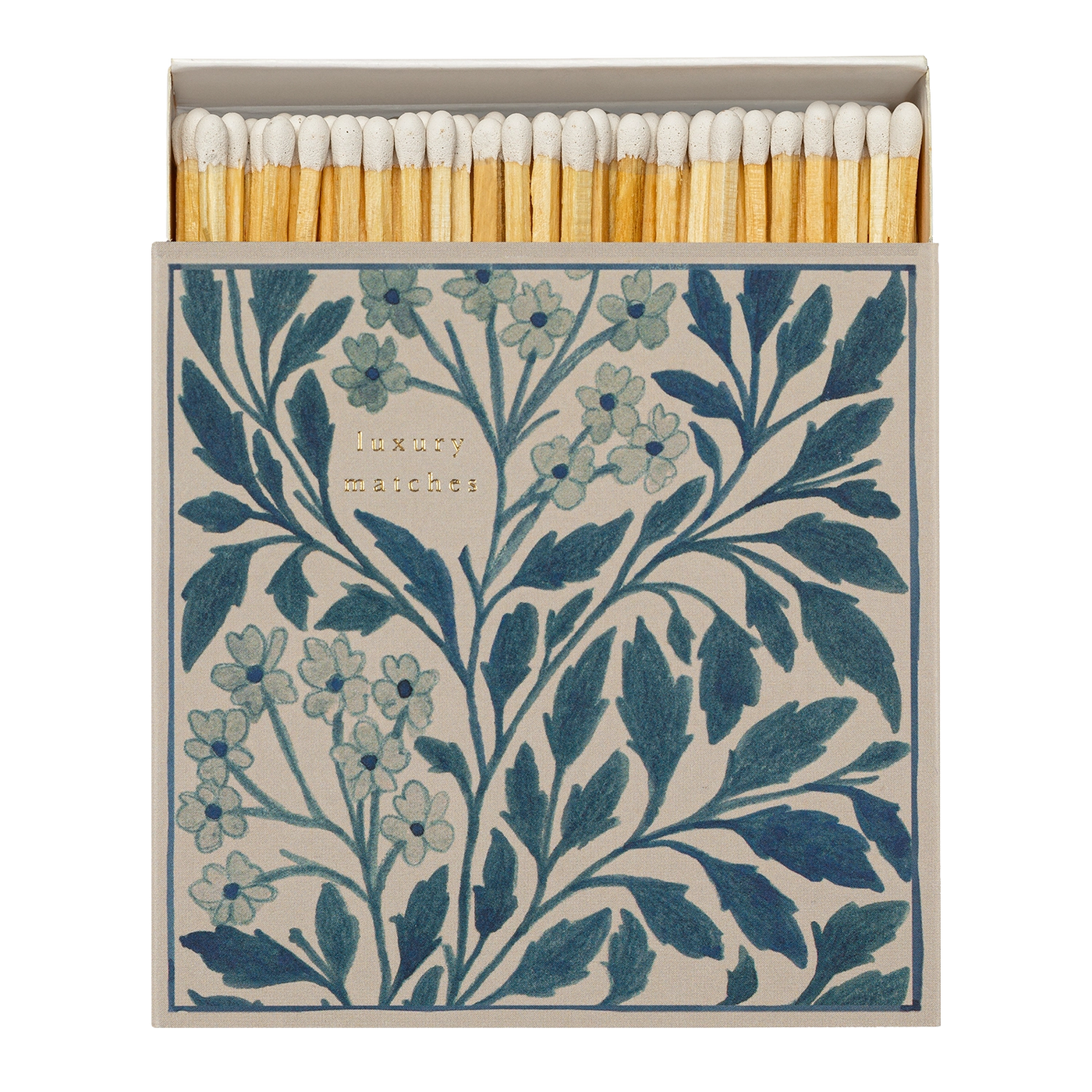 Blue Floral Matchbox