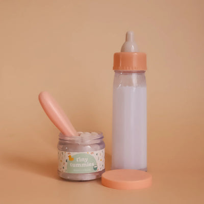 Set biberón mágico y potito cereales Tiny Harlow