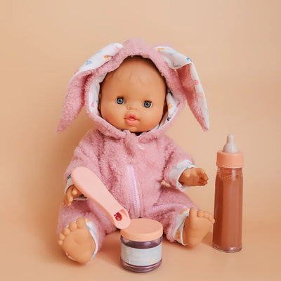 Set biberón mágico y potito chocolate Tiny Harlow