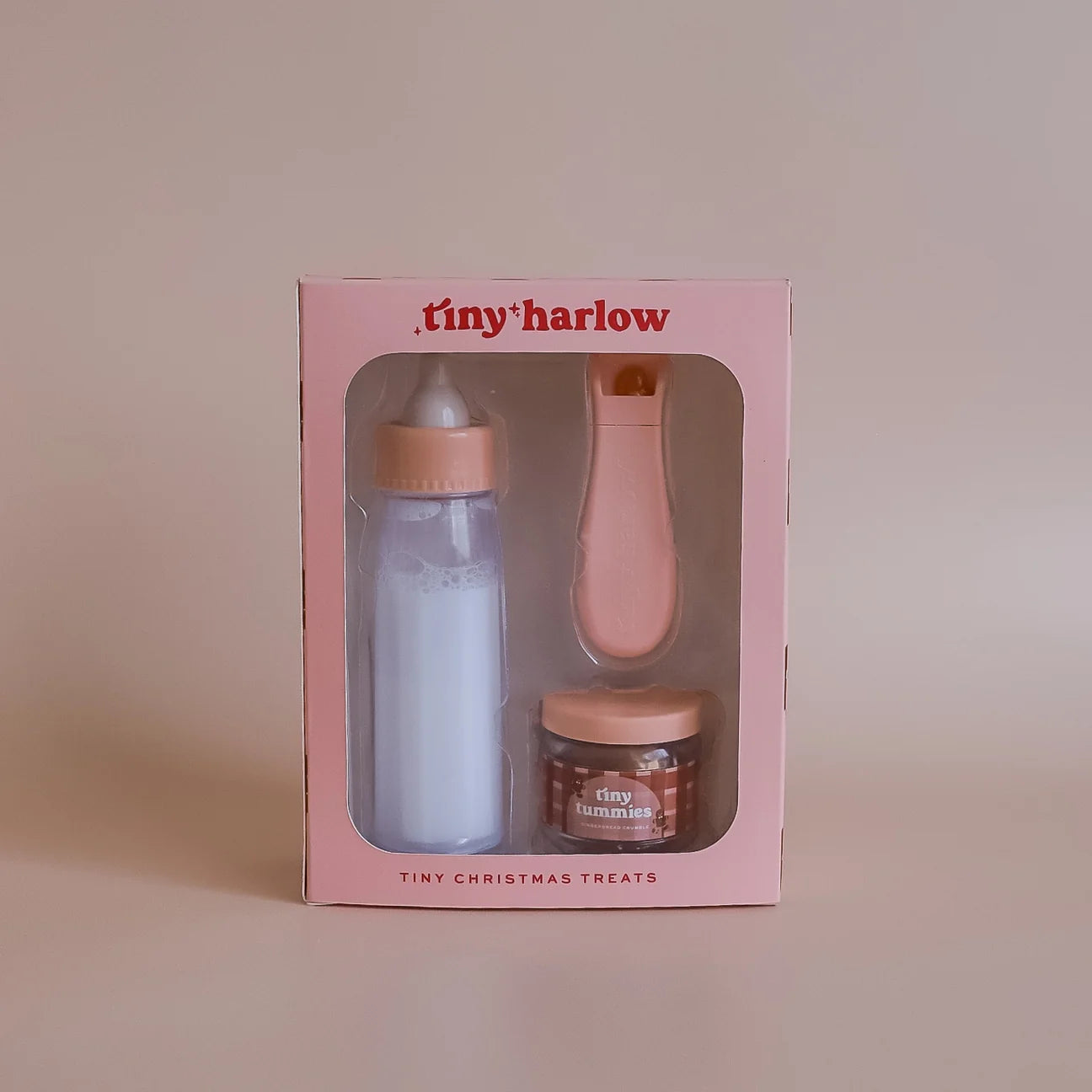 Set biberón mágico y potito Navidad Tiny Harlow