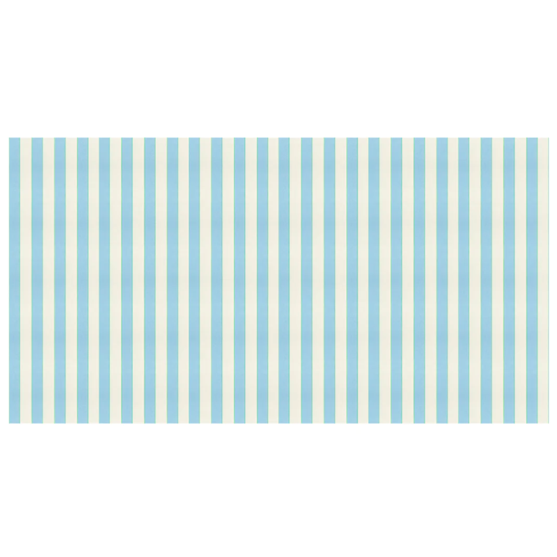 Light blue Stripe paper tablecloth