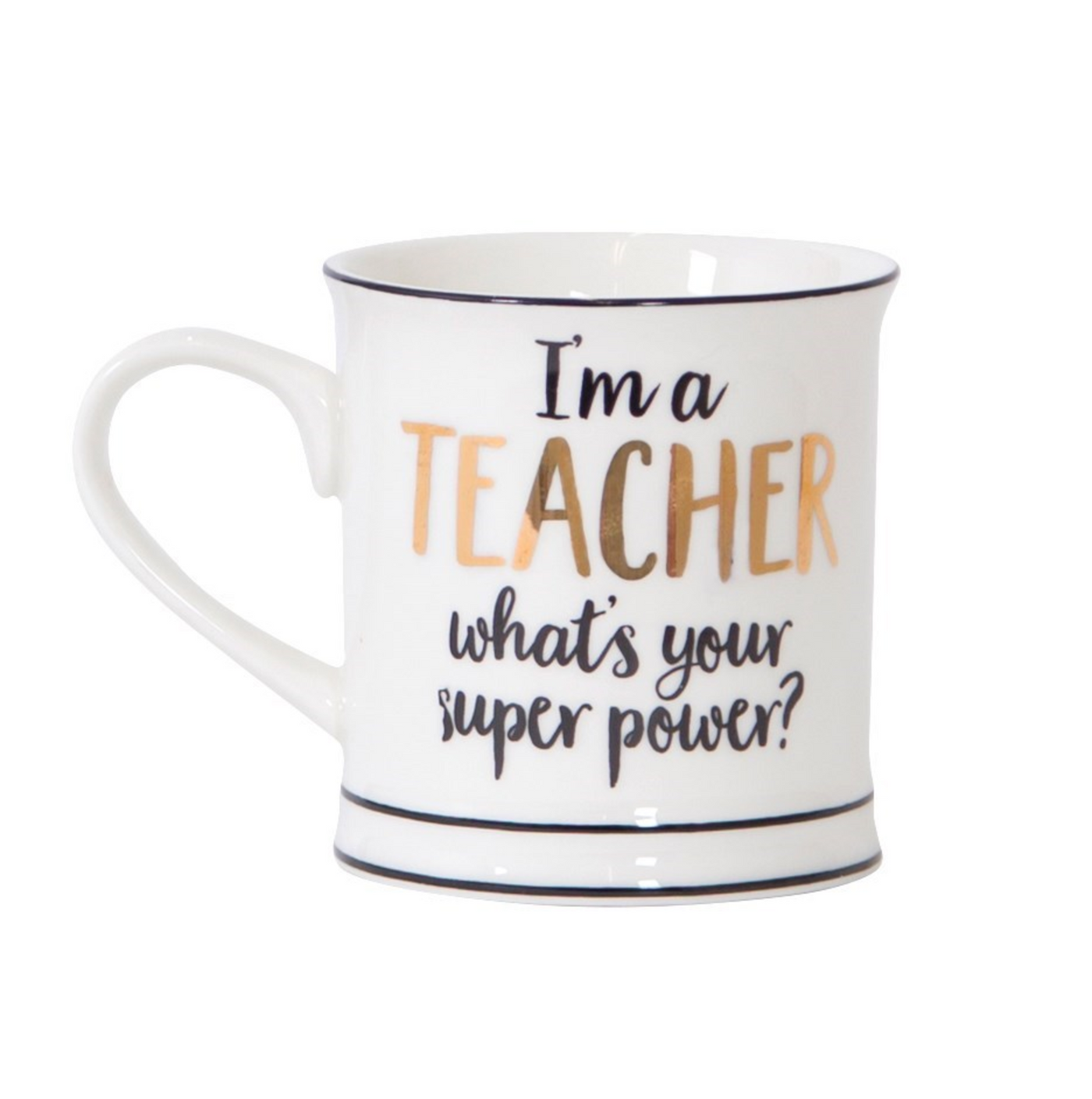 Taza de cerámica Profesor y Profesora