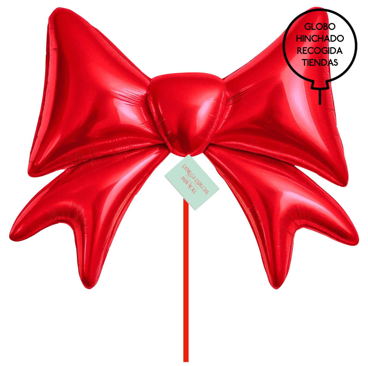 Globo LAZO ROJO XL HELIO