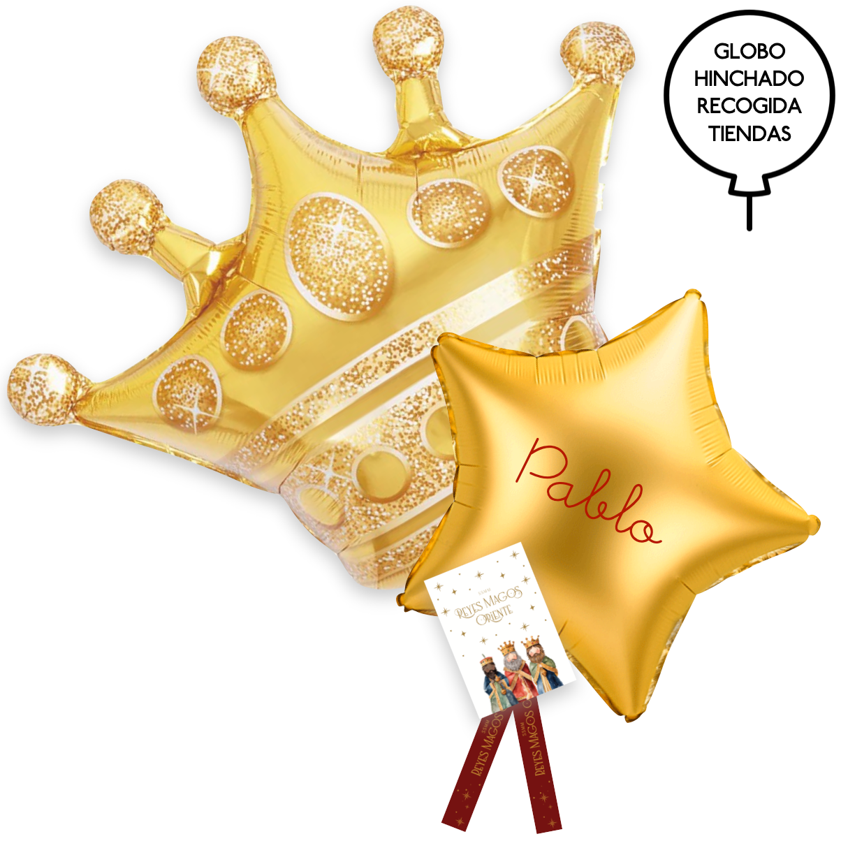 Bouquet corona y estrella dorada HELIO