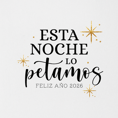 Bote golosinas nochevieja 2026 "Esta noche lo petamos"