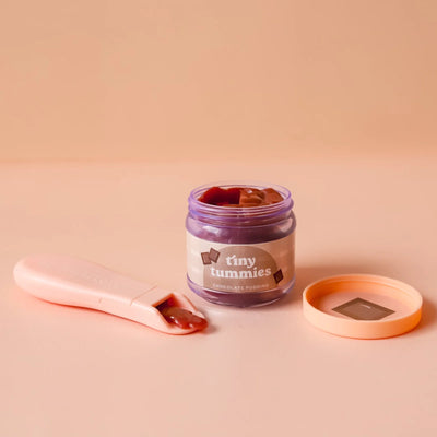 Set potito natilla de chocolate y cuchara Tiny Harlow