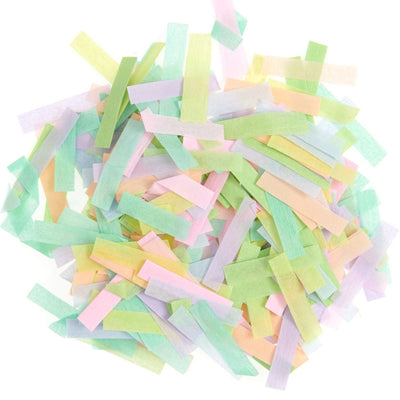 Confeti mix tiras pastel
