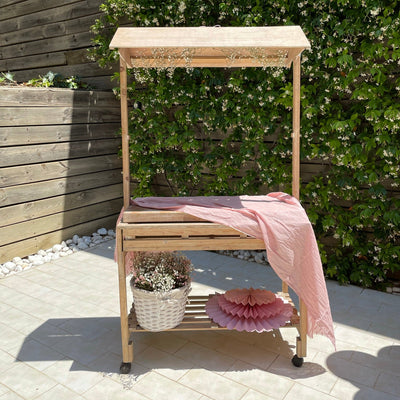 Alquiler carrito madera S sin decorar <br> (sólo Barcelona y Madrid)