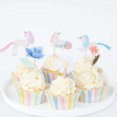 Cupcake kit unicornios en primavera