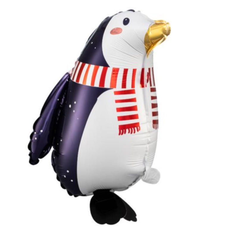 Walking penguin BASIC inflated with helium<br>