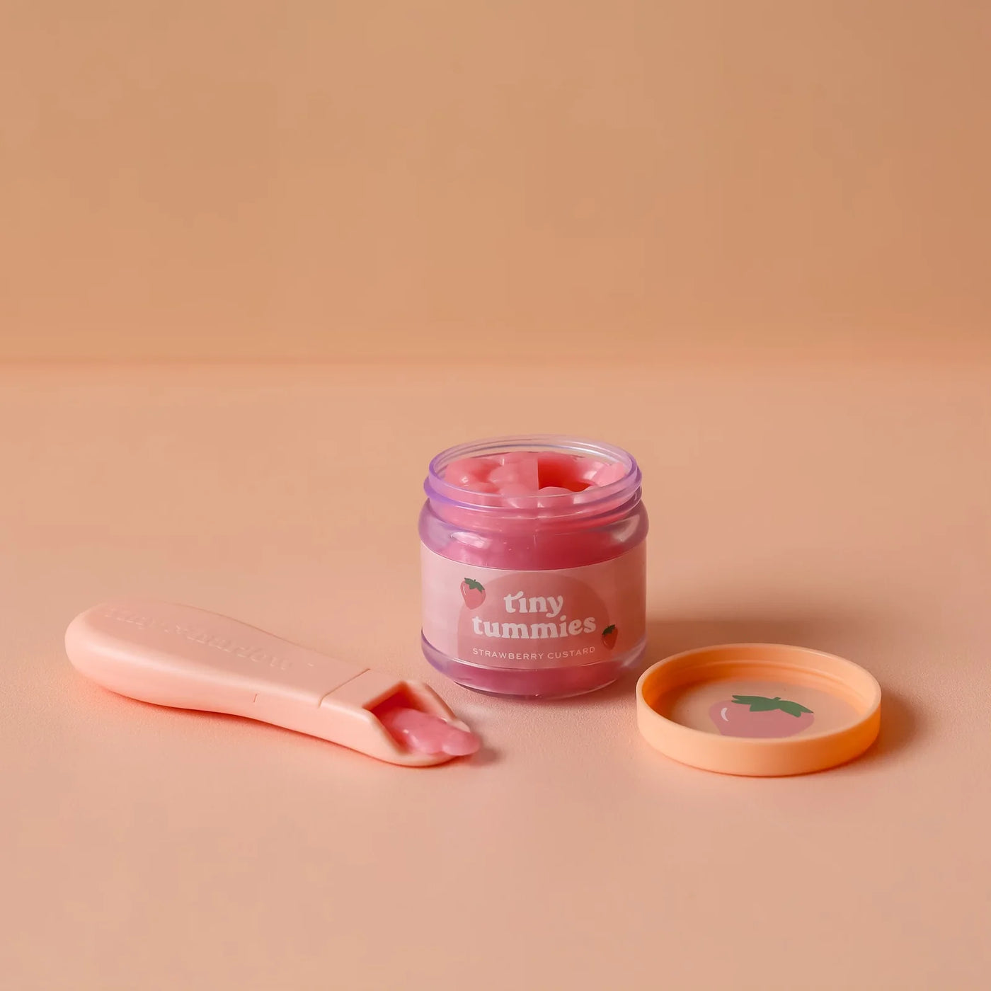 Set potito fresa y cuchara Tiny Harlow