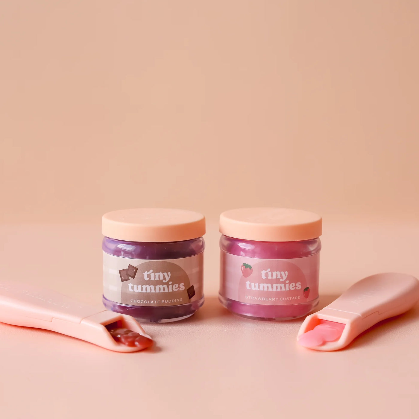 Set potito fresa y cuchara Tiny Harlow