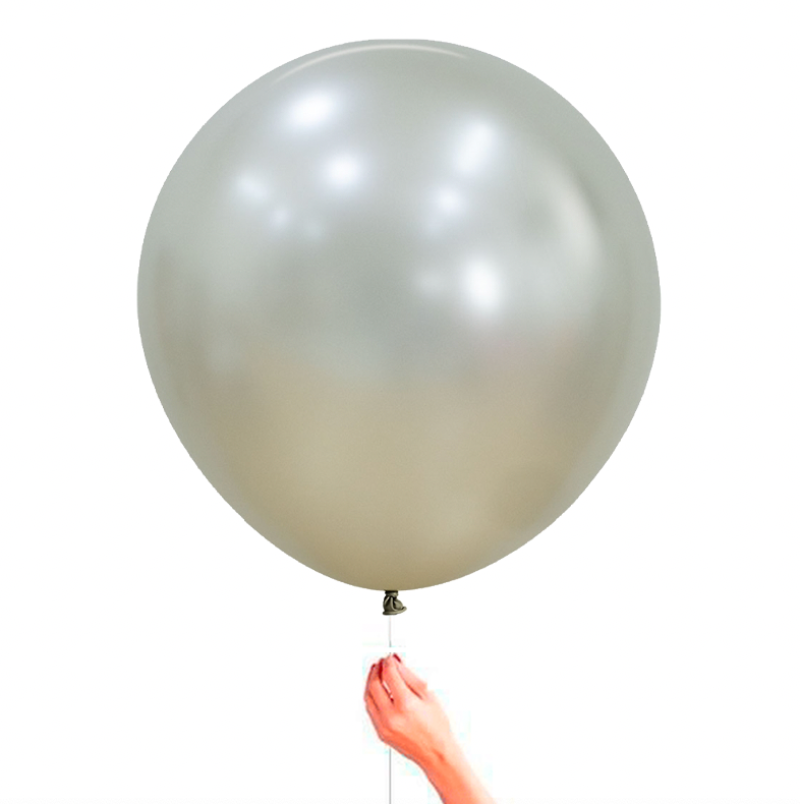 Globo XL látex SILK Perla cream