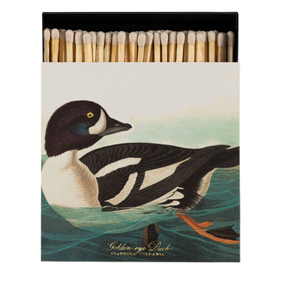 Golden Eye Duck Matchbox