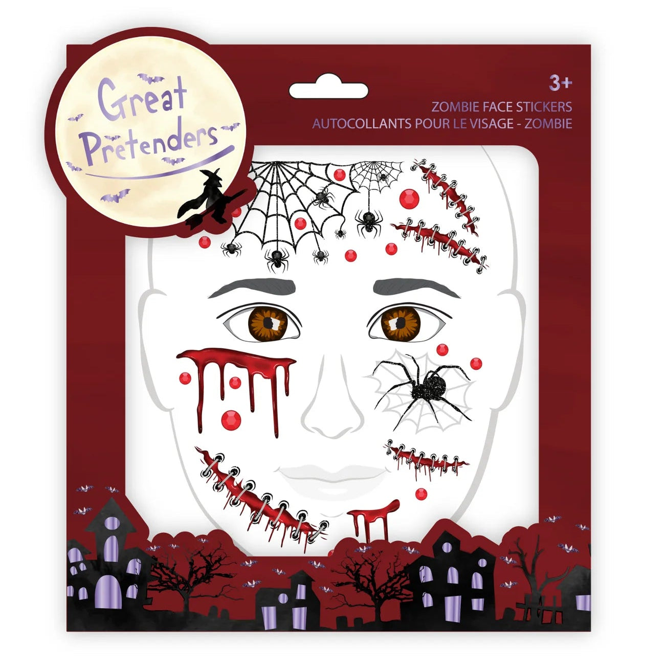 Stickers faciales Zombie