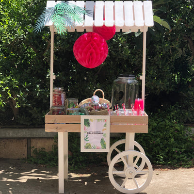 Alquiler carrito madera S sin decorar <br> (sólo Barcelona y Madrid)