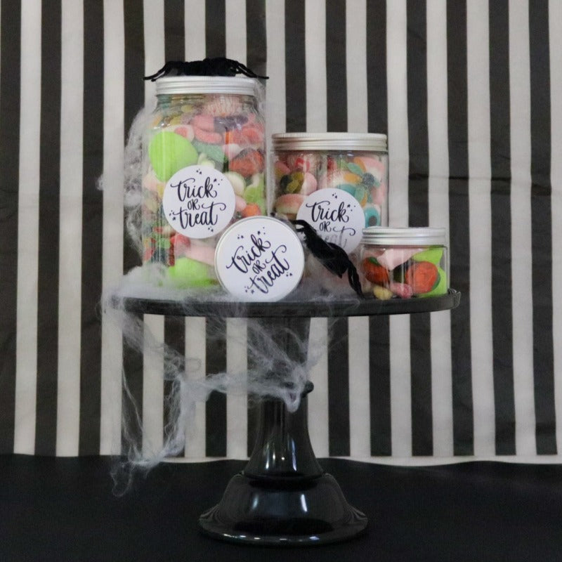 Trick or Treat Halloween candy jars