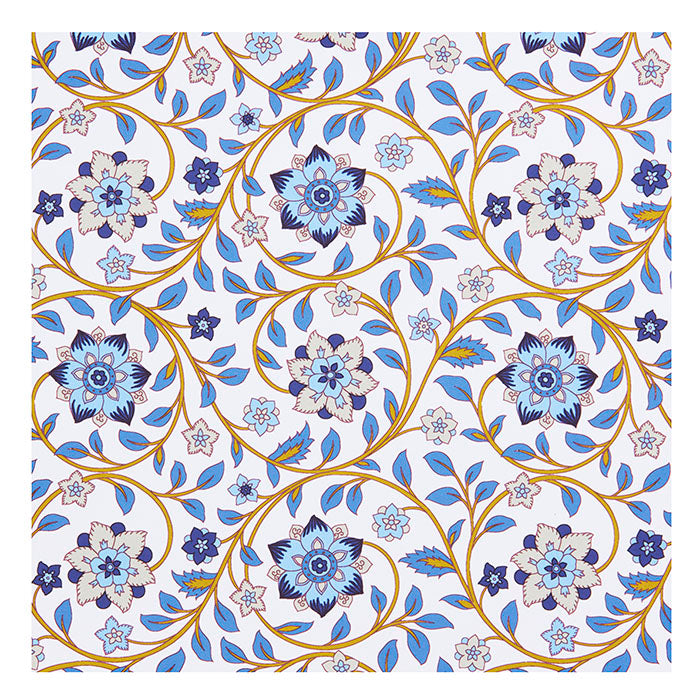 Servilleta block print topaz / 50 ud.