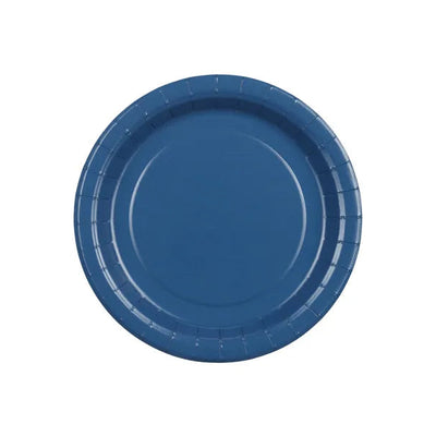 Dark blue paper plates / 6 pcs.