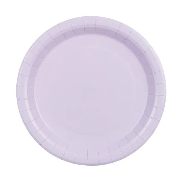 Lavender paper plates / 6 pcs.