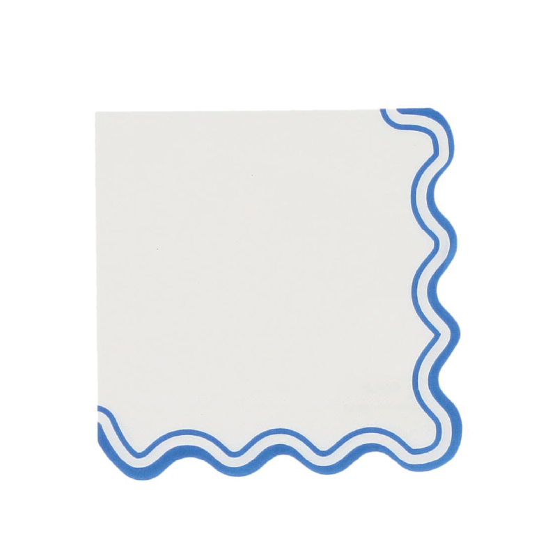 Blue striped Lunch napkins