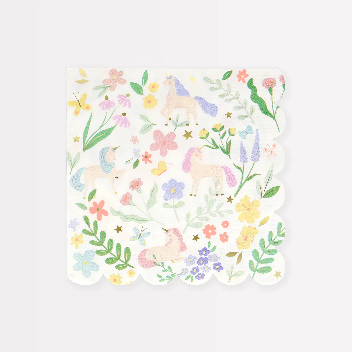 Servilleta unicornio en primavera / 16 uds.