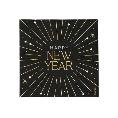 Servilletas Nochevieja 'Happy New Year' / 30 uds.