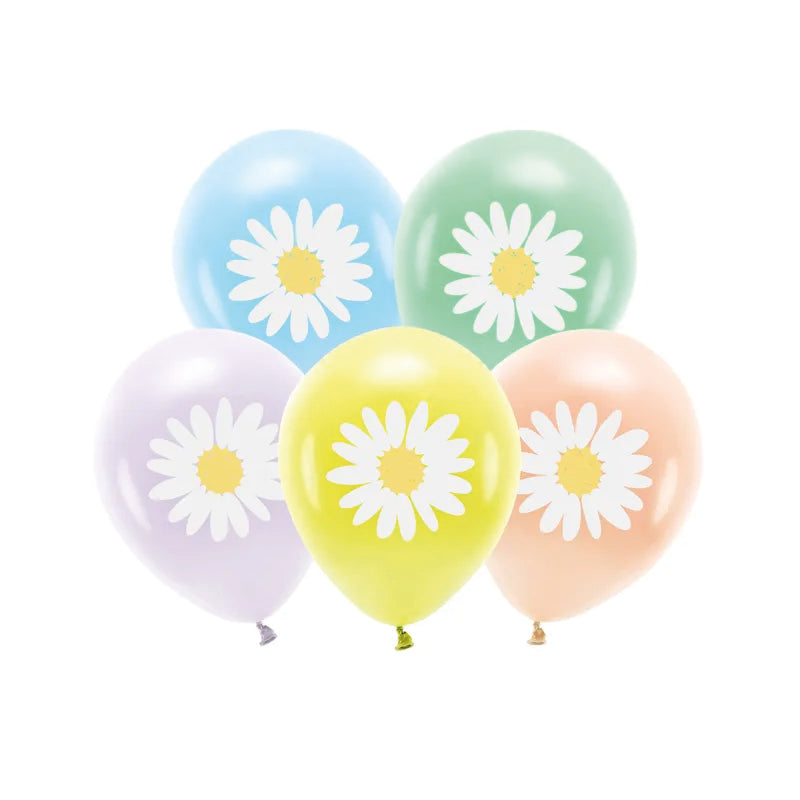 Mix Daisy ECO balloons/ 10 pcs.