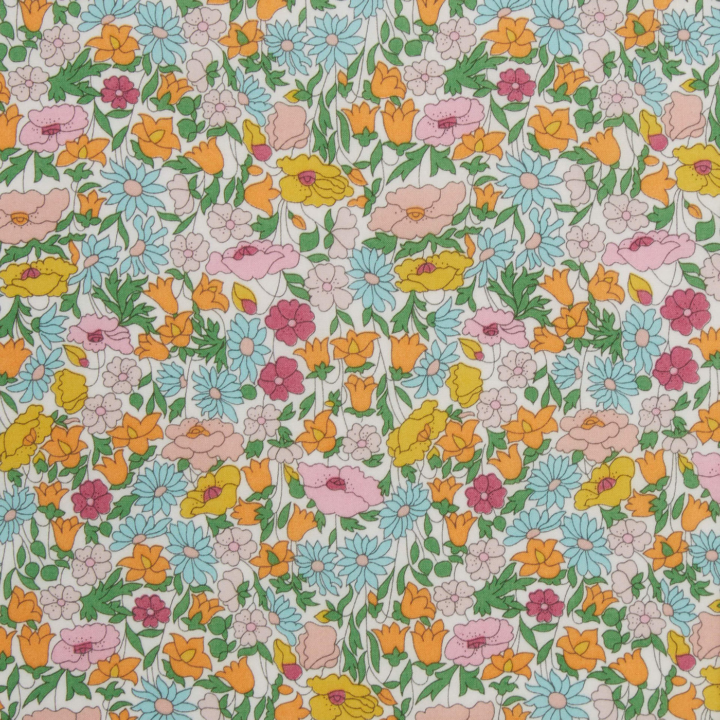 Poppy Forest Liberty London fabric balloon garland