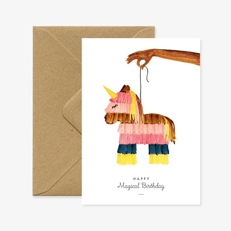 Piñata greeting card