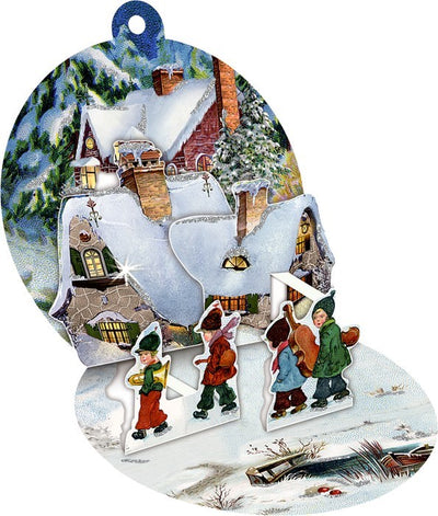 Tarjetas navideñas para colgar Bright Christmas Time