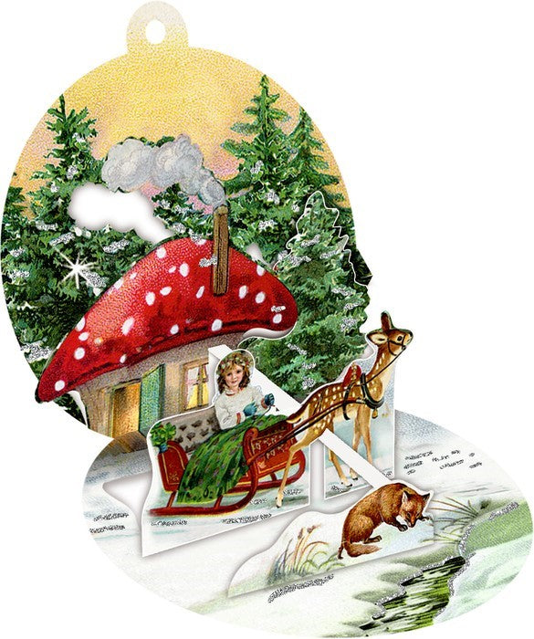 Tarjetas navideñas para colgar Bright Christmas Time