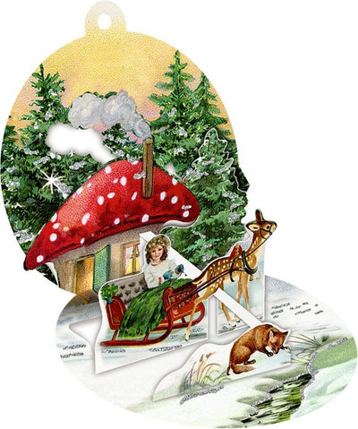 Tarjetas navideñas para colgar Bright Christmas Time