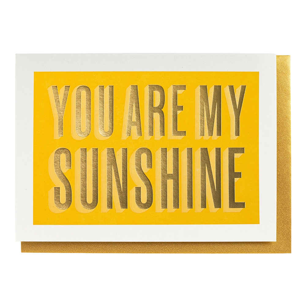 Sunshine greeting card